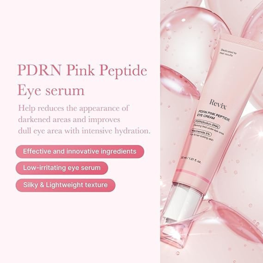 Revix Salmon DNA PDRN Pink Peptide Eye Serum with Niacinamide
