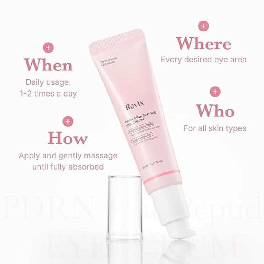 Revix Salmon DNA PDRN Pink Peptide Eye Serum with Niacinamide